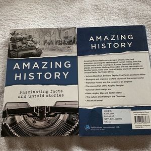 Amazing History fascinating facts and untold stories, new, 272 pages